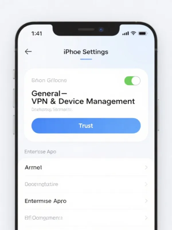 iOS 安装信任教程